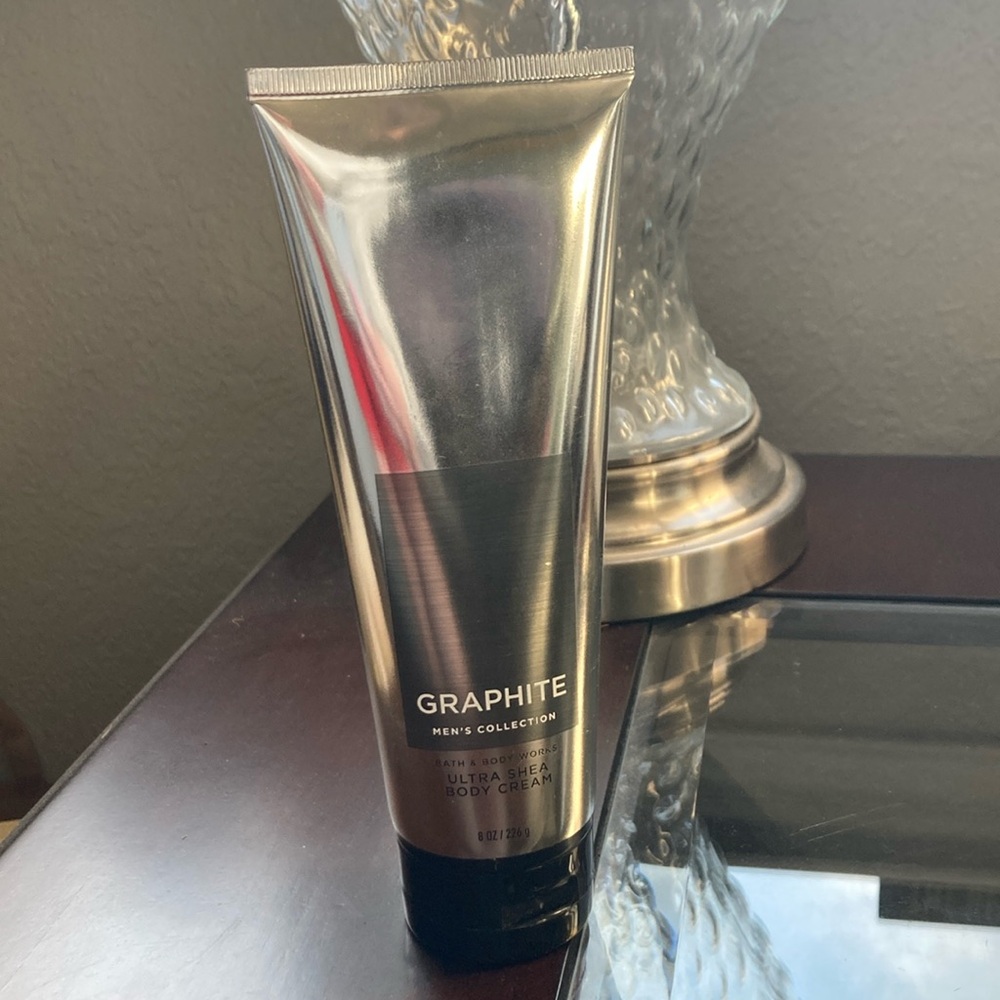NWo/T Bath & Body Works Graphite Silver Body Cream Moisturizer
